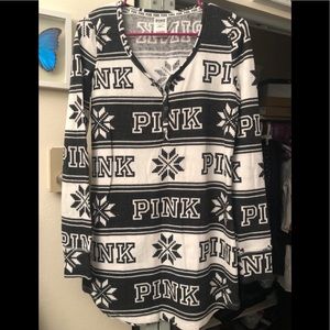 VS/Pink Pajama Dress Size S NWOT